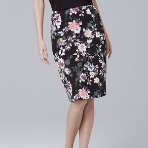 Floral Pencil skirt
